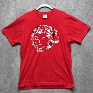 Billionaire Boys Club‎ Heart & Mind T-Shirt Men's L Red Astronaut Helmet Space